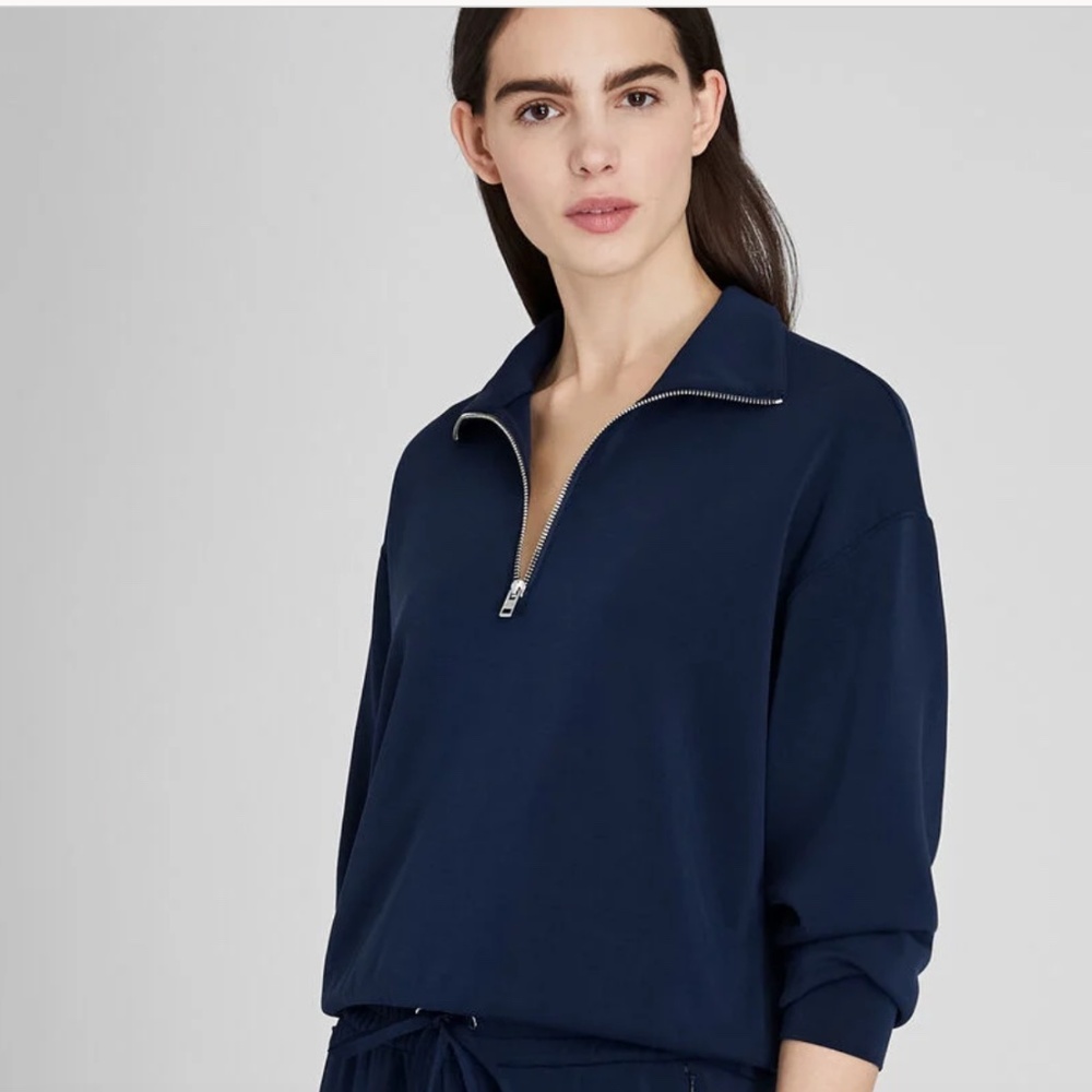 Club monaco sandwash scuba quarter zip (brand new with tags) size XS